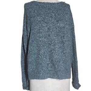 Garage Blue Long Sleeve Sweater Size Medium